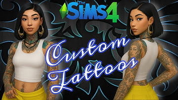 Tatted up! Making Custom Tattoos for Sims in The Sims 4 using gimp and S4S