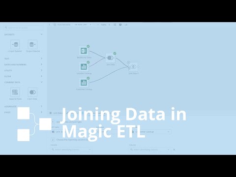 Joining Data in Magic ETL