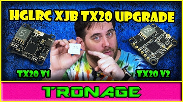 HGLRC XJB 145 Upgrade from a TX20 v1 to a TX20 v2 review, install, and how-to