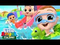 5 bimbi GIOCANO in piscina 💦😻 Vuoi andare in acqua insieme a loro? - Little Angel Italiano