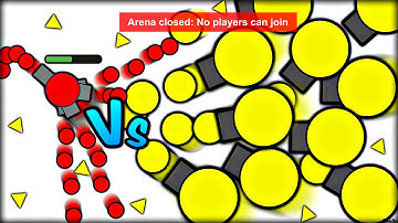 DIEP.IO - INSANE LONG ARENA CLOSER SURVIVAL (AFTER THE RECENT UPGRADE OF ARENA CLOSER)