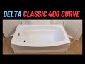 🛁🛁🛁 Delta Classic 400 Curve Tub - Up Close Look!! (Before Install)