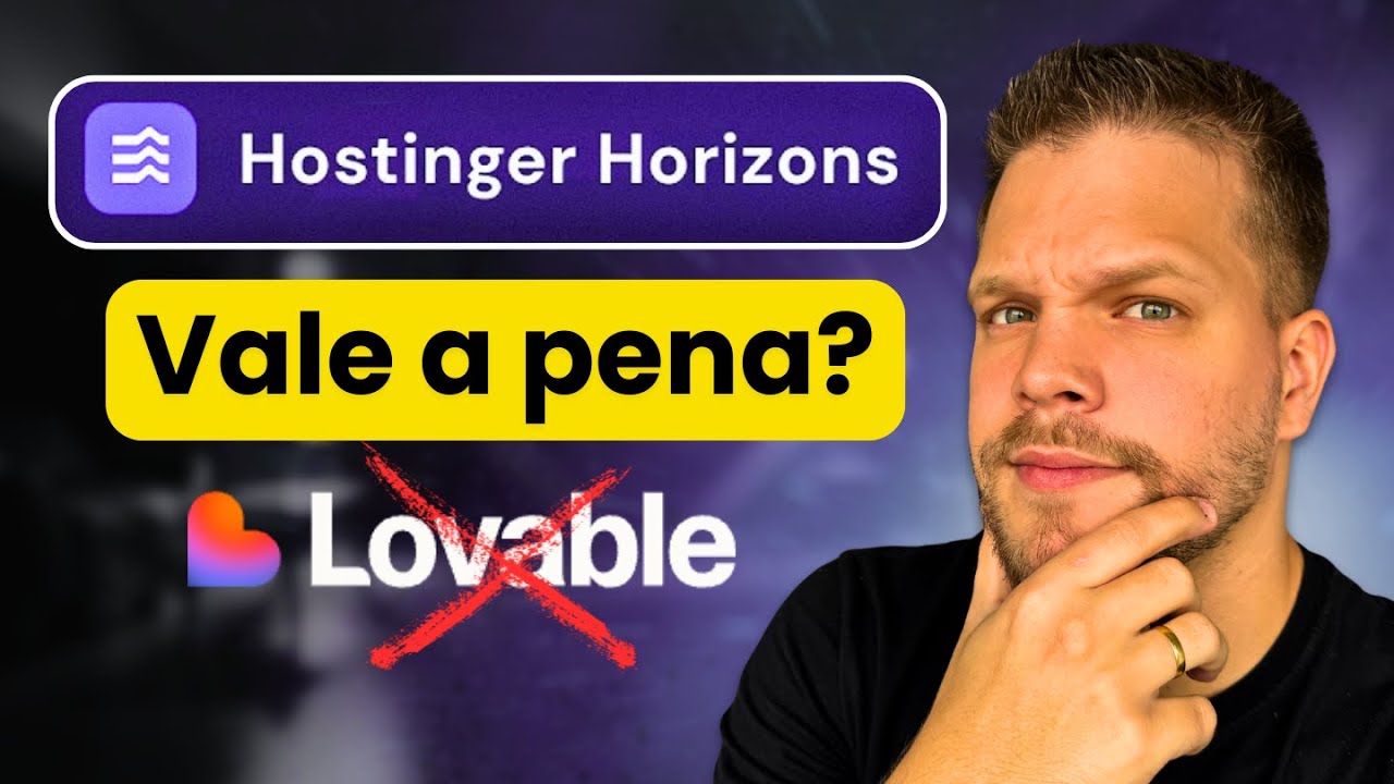Testei na PRÁTICA! HORIZONS é melhor que o Lovable?