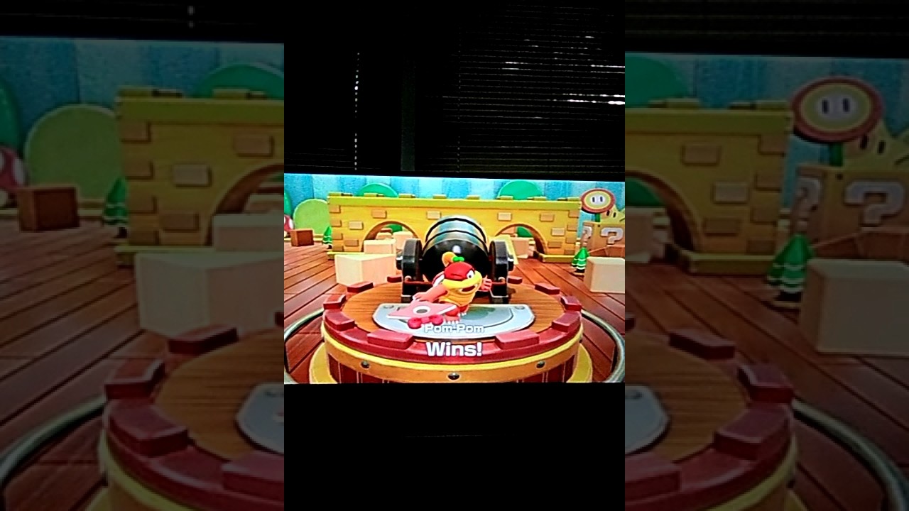 SMP - I won in "Block and Load" as Pom Pom against Wario, Shy Guy & Goomba on Master! 