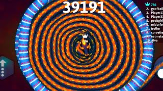 SNAKE IO 🐍 CIRCLE EVENT VS Reaching 99,999,999+ Mass Using This CINDERMANE Snake Skin! screenshot 5