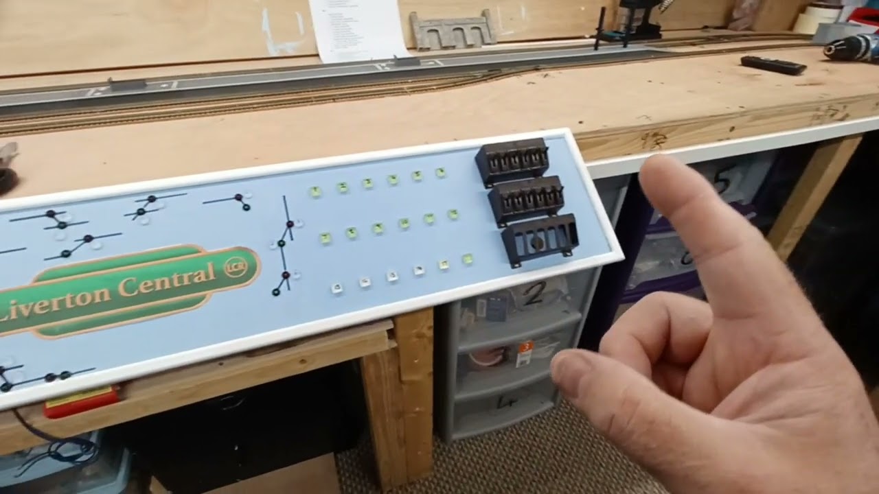 Model railway – Control panel.
