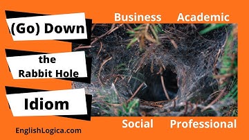 (Go) Down The Rabbit Hole | Idioms in English | Business and Everyday English Vocabulary