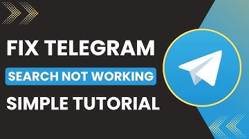 Telegram Search Not Working? Easy Fix 2025