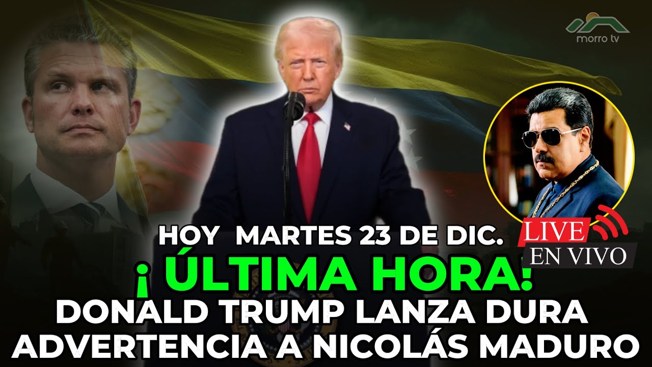 🚨 TENSIÓN GLOBAL: Donald Trump lanza dura advertencia a Nicolás Maduro