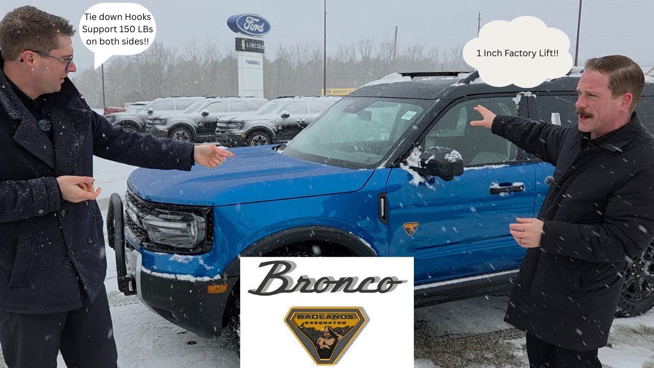 Ford Bronco Sport Badlands with a Sasquatch Package 