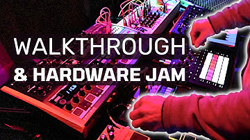 HARDWARE SYNTH JAM & DAWless Setup - Darksynth / EBSM: Surface Tension