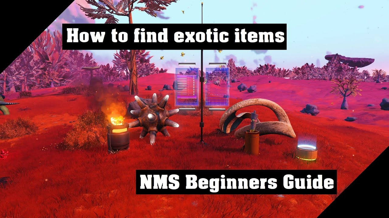 No Man's Sky How to find exotic items YouTube