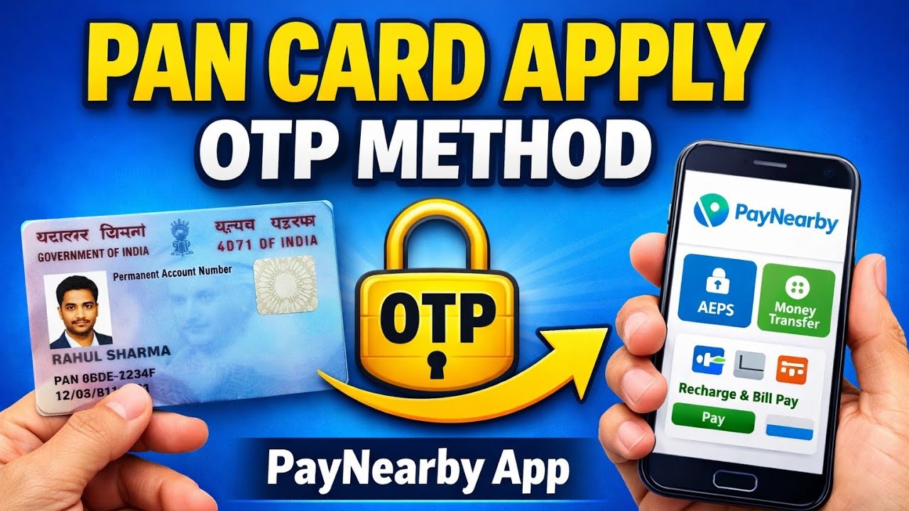 PAN Card Apply in PayNearby | Full Process Explained in Telugu | 2026 How to Apply PAN card