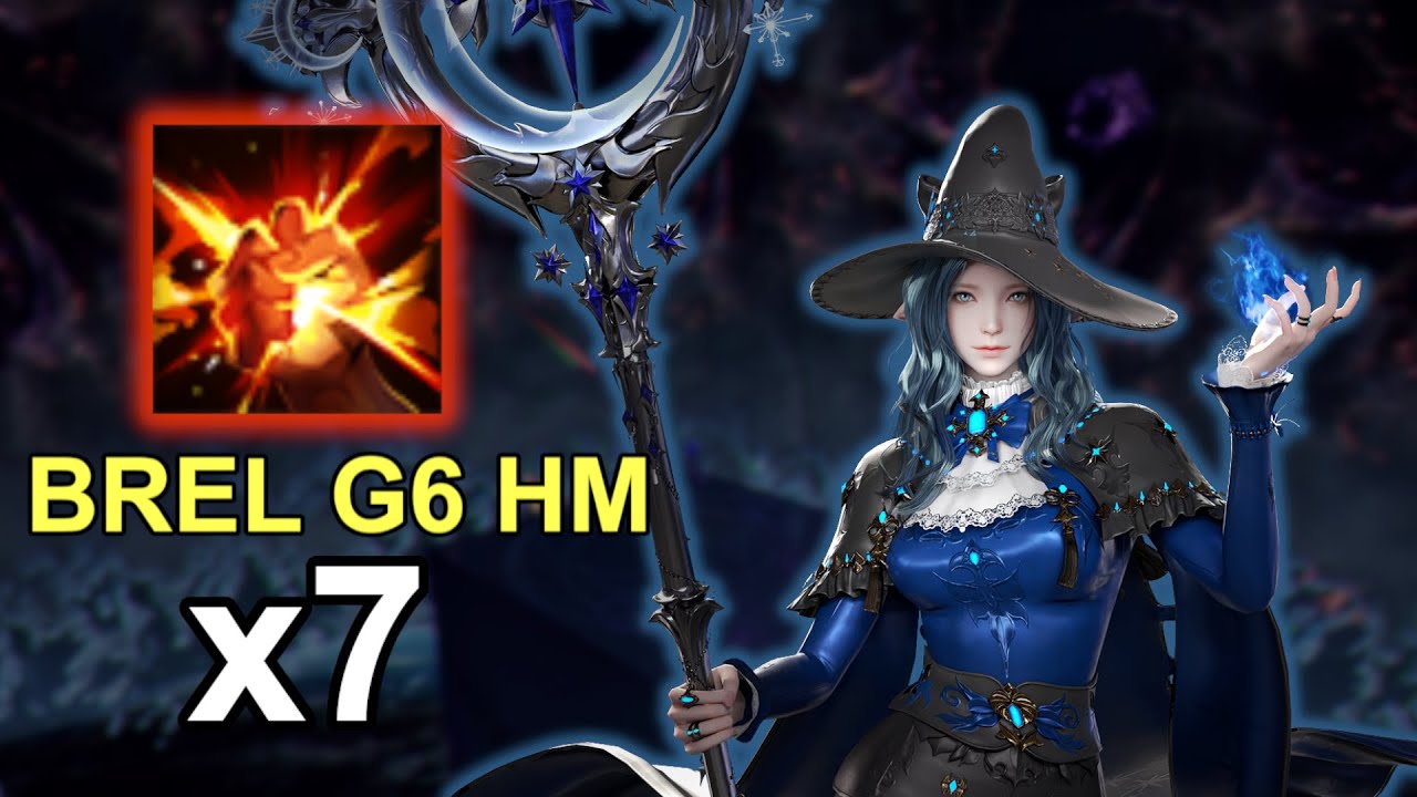 〖Lost Ark〗1580 Igniter Sorceress Brelshaza G6 (Hard) x7 Mech YouTube
