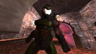 T850 Rendering Engine - Q3DM6 Map - Ragdolls and more.