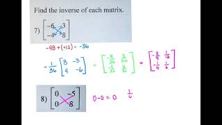 PreCalculus Sections 6.1-6.3 Review