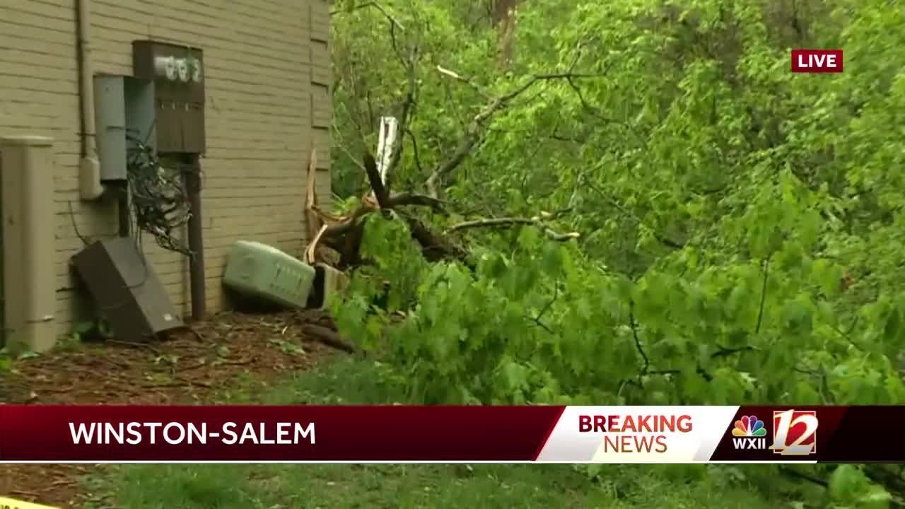Widespread damage reported as severe storms move through Piedmont Triad ...