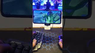 Pc❌ Mobilador ✅ Gameplay In Free Fire Gaming Keyboard And Mouse|⌨️🖱📱 #shorts#freefiregameplay