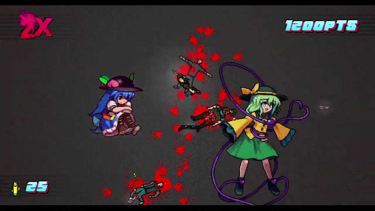 Komeiji Koishi in Hotline Miami 2: Wrong Number