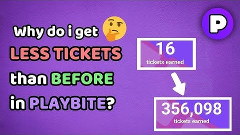 Why do i get LESS TICKETS than BEFORE in PLAYBITE? (and how to fix it) ✅