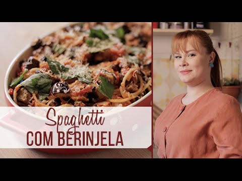 Vídeo: Espaguete Com Berinjela, Cogumelos Porcini E Peito