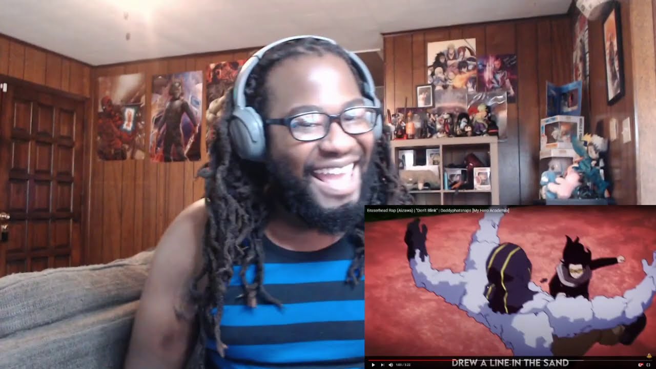 Eraserhead Rap (Aizawa) "Don't Blink" Daddyphatsnaps [Reaction