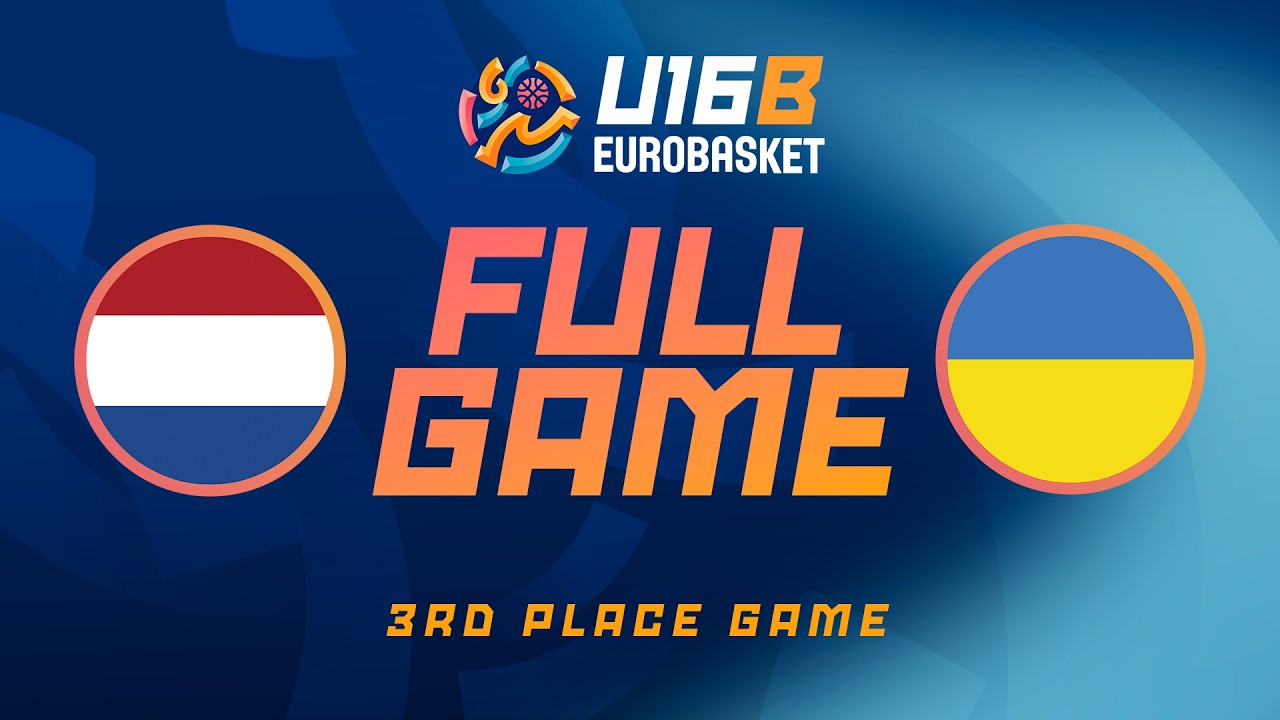 3RD PLACE GAME T2 | NED v UKR | Full Basketball Game | FIBA U16 Women's EuroBasket 2026 Division B