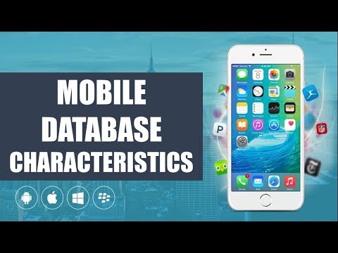 Characteristics of mobile database ! Mobile databases in mobile computing