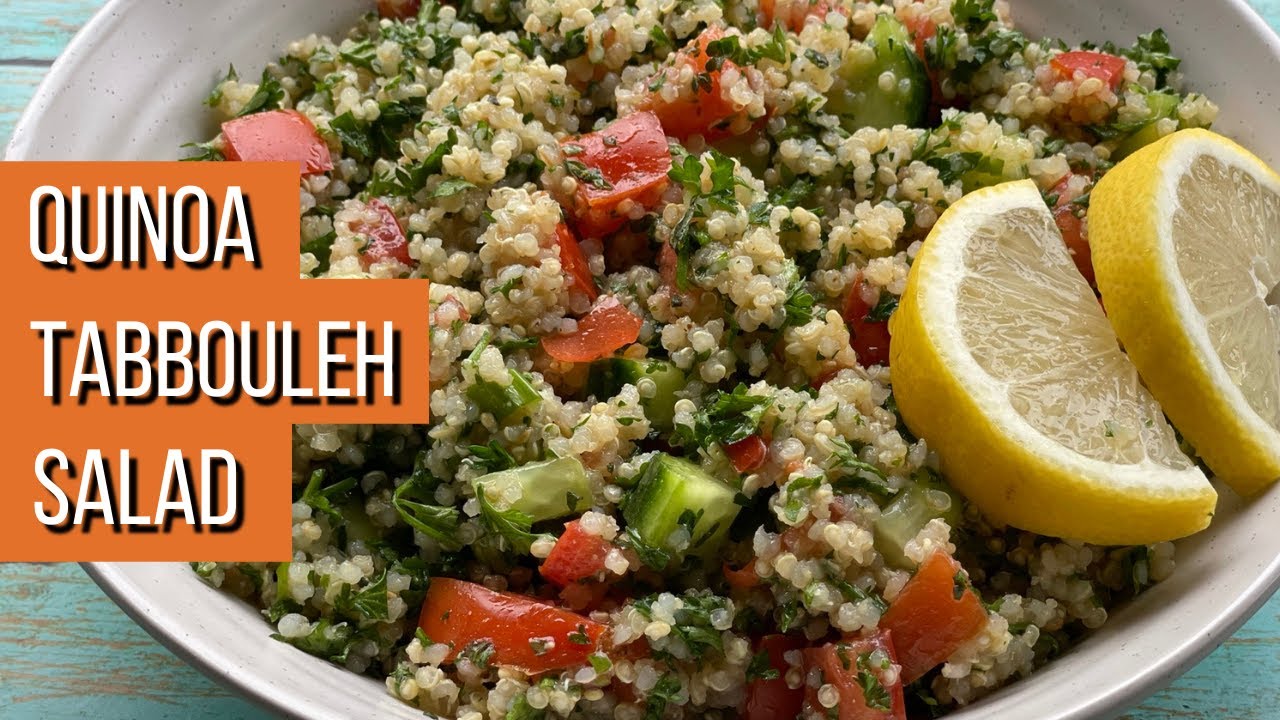 Quinoa Tabbouleh Salad | Healthy and Refreshing