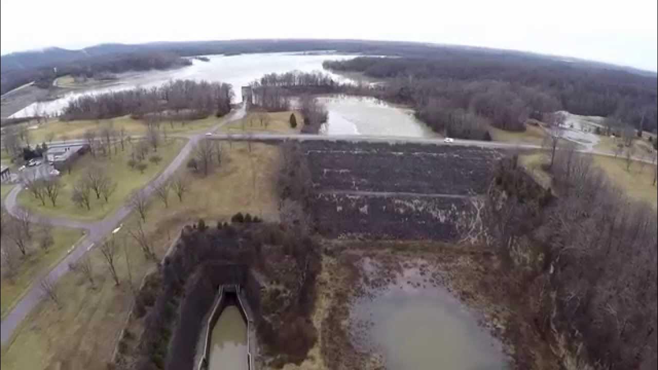Paint Creek Dam and Spill Way YouTube