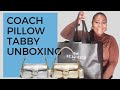 Coach Bag Unboxing| Metallic Coach PillowTabby 18 #funmiford #unboxing