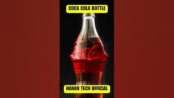 Coca-Cola Logo Turns Into Real Bottle 🥤 | Refreshing 8K Animation | Logo Transformation