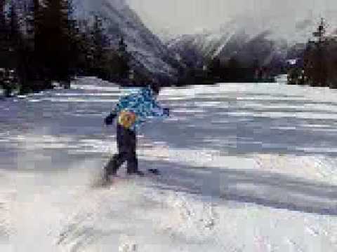 Snowboarding at Chiesa Valmalenco