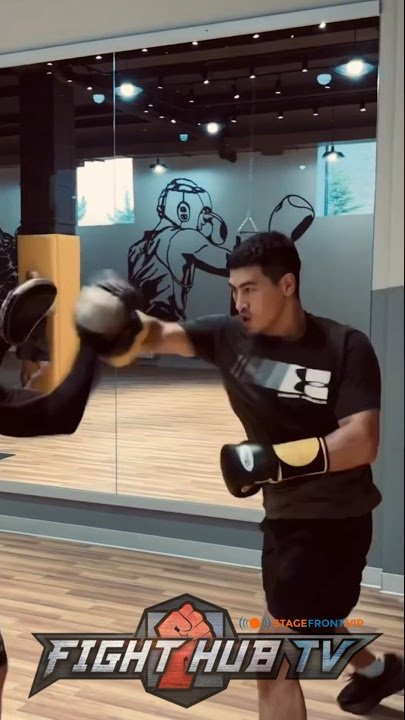 Dmitry Bivol fires SNAPPING combos on pads; shows SLICK feet & POWER!