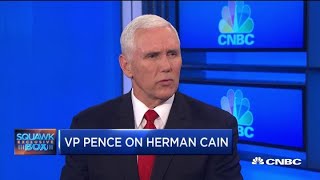 Vp Mike Pence President Trump Thinks Cain, Moore Understand His Economic Philosophy