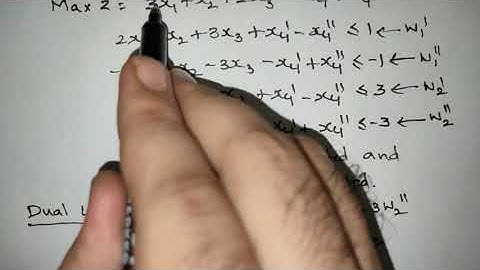 #4 Duality - Conversion of primal LPP into dual LPP when all constraints are is equal to type