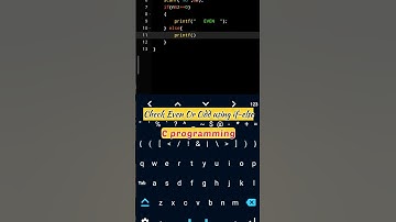C program check number is even or odd using if-else statement #coding #cprogramming #shorts #code