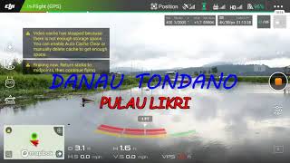 Nampak...... Jelas Drone Pulau Likri Di Danau Tondano