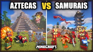Thumbnail for 100 jugadores SIMULAN UNA GUERRA de CIVILIZACIONES (Egipto, Aztecas, Roma y Japon) en Minecraft!