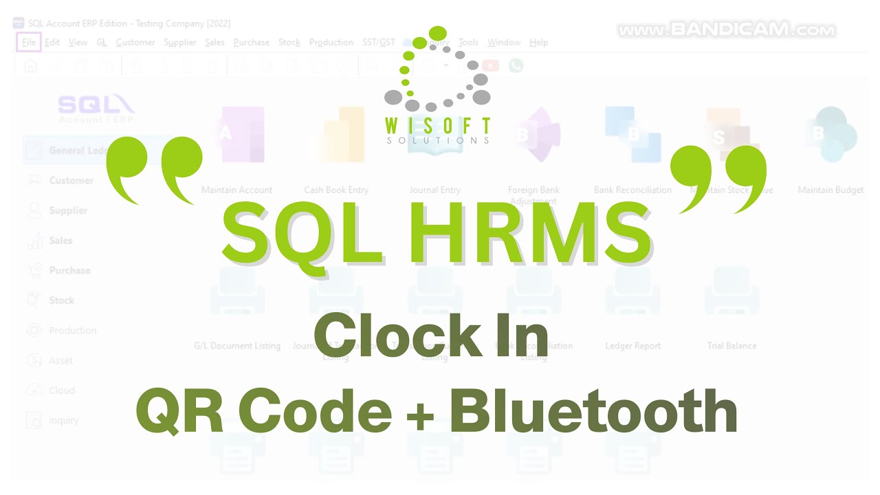 Hrms Qr Code Module 【📚SQL 学堂 • SQL HRMS Clock In QR Code + Bluetooth】 - YouTube