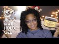 NEW SHEA MOISTURE JBCO MAX HOLD GEL Demo + Review | Danielle Renée