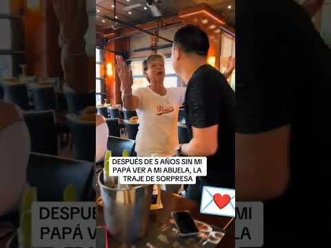 el mejor reencuentro entre mamá y hijo💖✨ #family #mama #shorts #viral 🫂