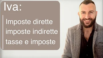 Cosa vuol dire imposta diretta?