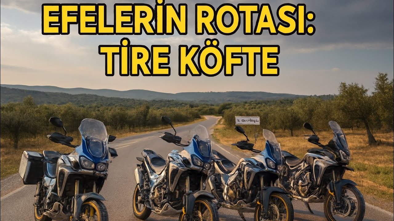 6 Dev Makine Yollarda! Ödemiş'ten Tire'ye Köfte Seferi 🏍️💨