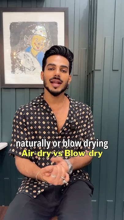  Air dry vs blow dry? #hairstyle #hairexpert #blowdryhair #hairstyling ...