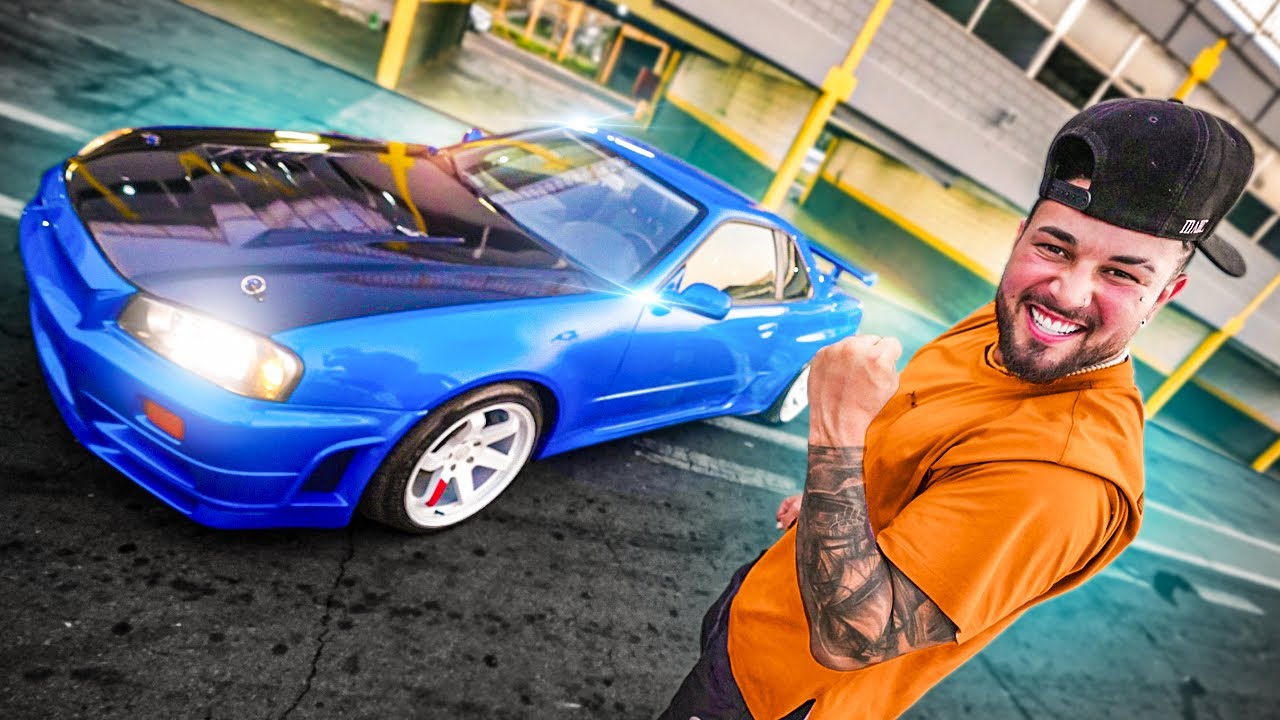 O SKYLINE R34 DO RENATO GARCIA ESTÁ PRONTO !!! 😱