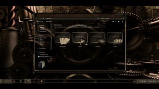 Windows 7 theme Mechanism Sepia screenshot 1