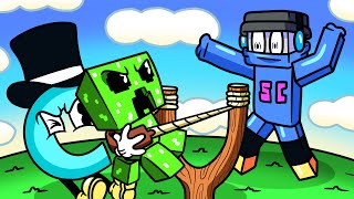 We Merge Mobs and Launch Into Destruction in Mine Slingshot screenshot 2