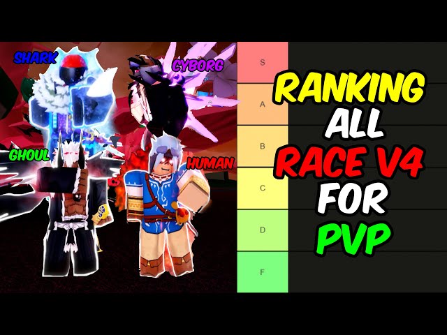 RACE V4* Ranking/Tierlist - Blox Fruits! 