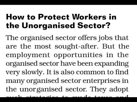 research paper on unorganised sector in india